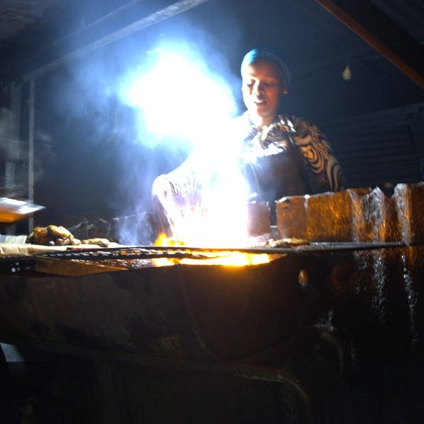 Lighting solution improves night-time trading for shisanyama traders in Langa