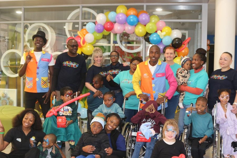Reach For A Dream birthday attendees celebrating the foundation's 38th birthday at the Nelson Mandela Children’s Hospital