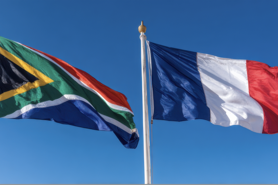 SA France flags