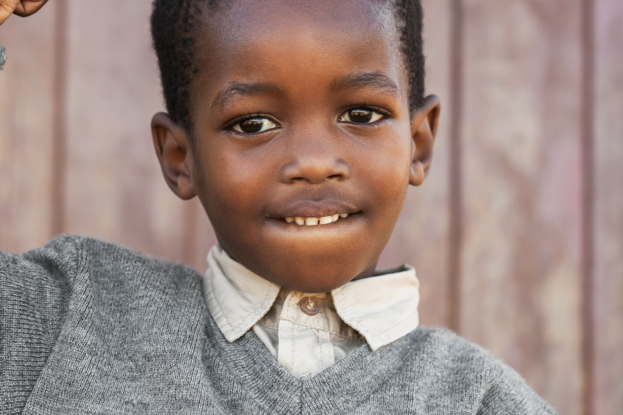 Young african boy