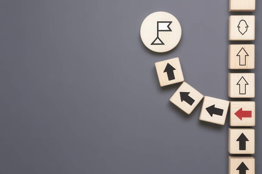change direction