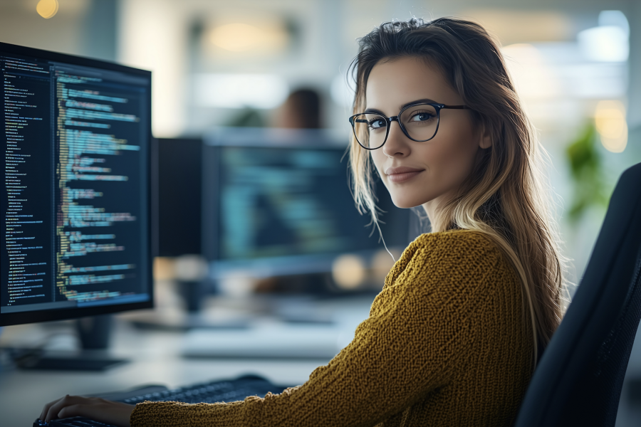 digital female-led