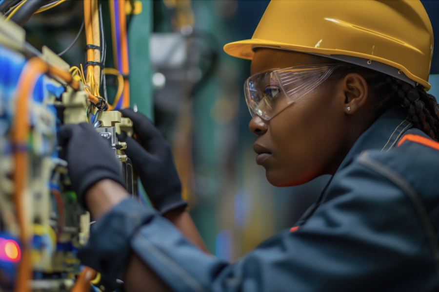 female engineer