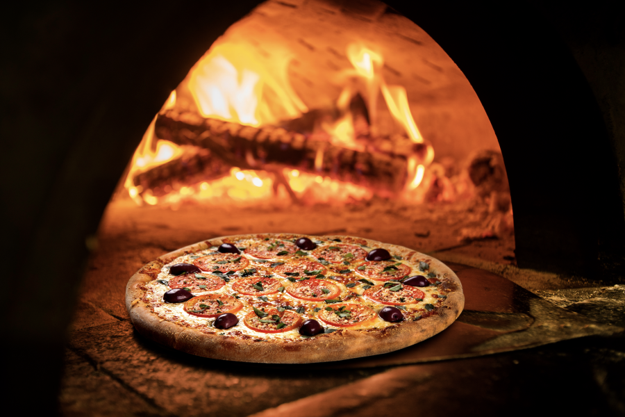 pizza and oven