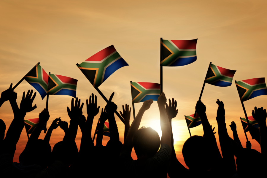south africa ppl and flags